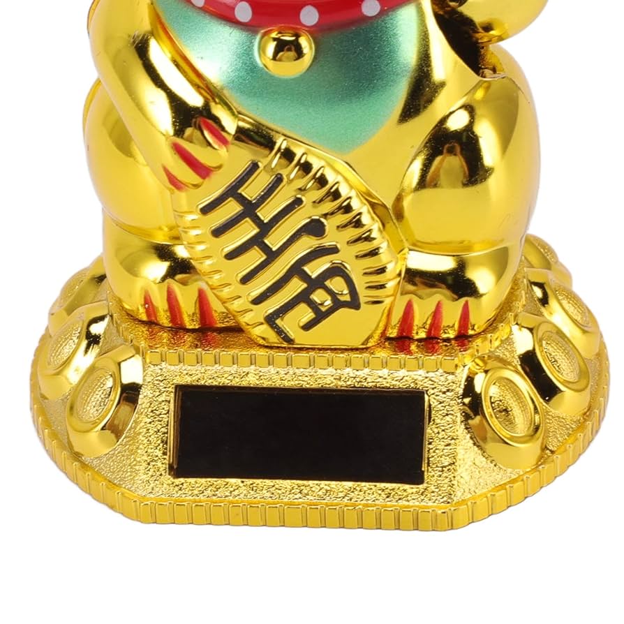 Amazon.com: Japanese Waving Cat, Solar Light Induction